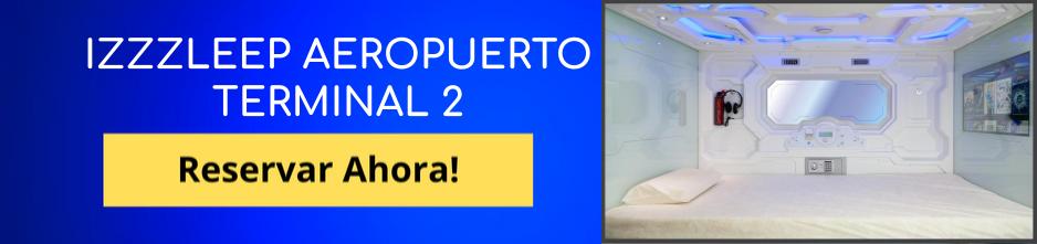 Izzzleep Aeropuerto Terminal 2 Banner